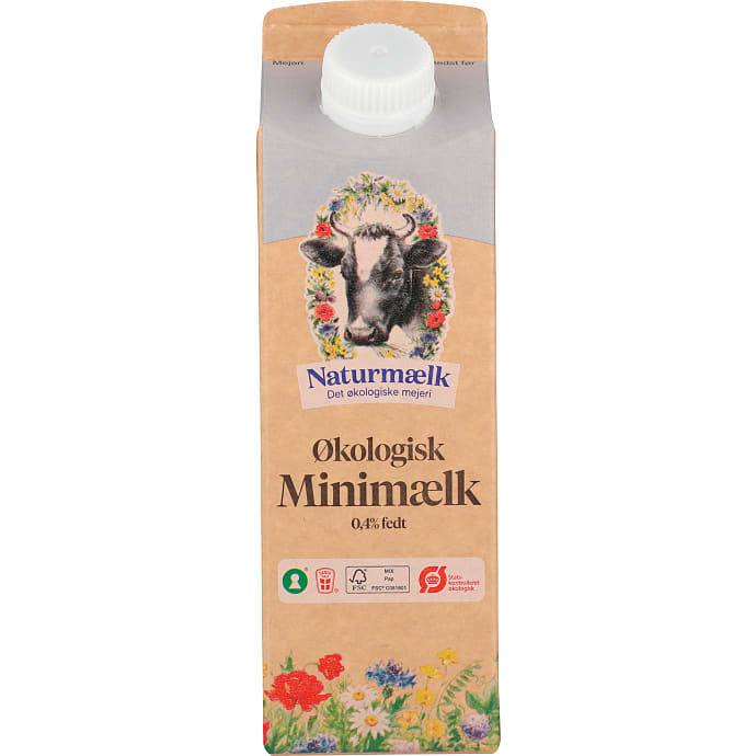 Minimælk 0,4% fedt øko