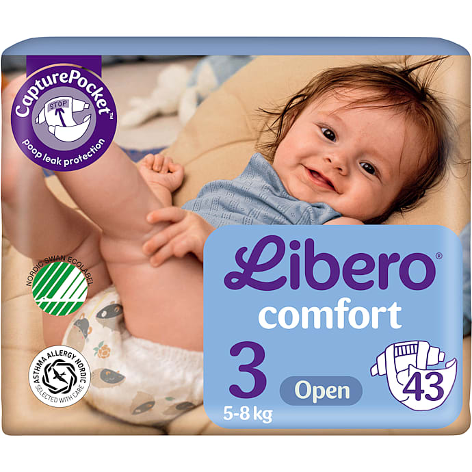 Libero Comfort Bleer str. 3 5-8 kg 43 stk