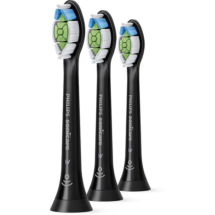 Philips Sonicare W2 Tandbørstehoveder 3-pak Sort