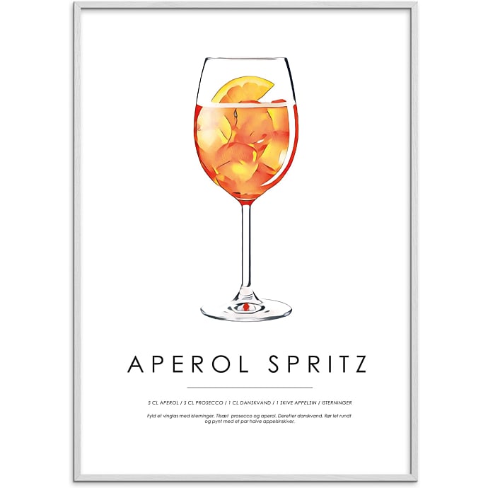 Citatplakat Aperol Spritz 30x40