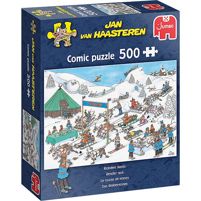 Rensdyrløbet puslespil - 500 brikker – produktbillede