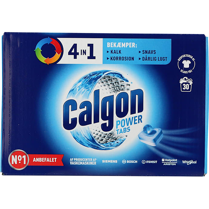 Power Tabs 4-i-1 vaskemaskinerens tabs