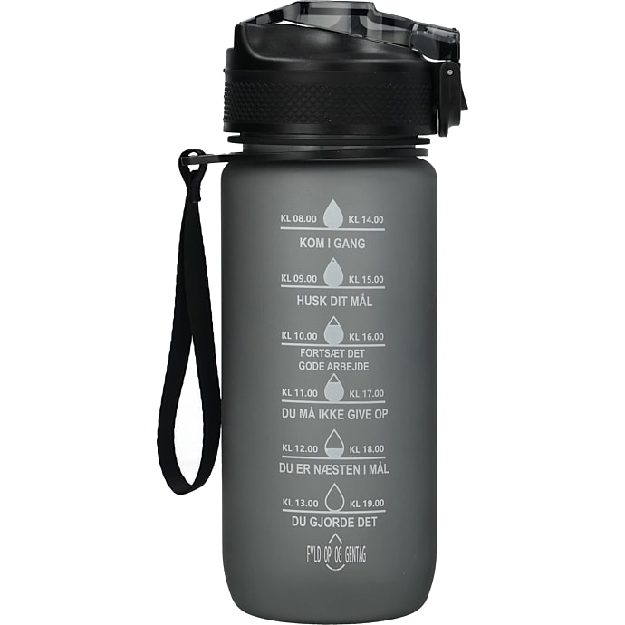 Motivationsflaske mat blå - 0,6 liter