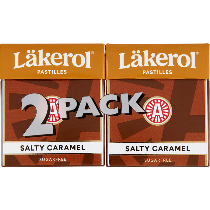 Lakridspastiller m. saltkaramelsmag sukkerfri