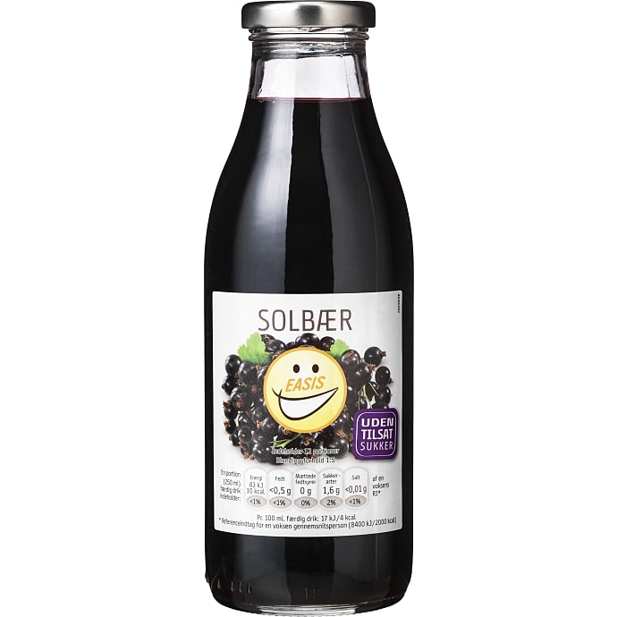 Easis Solbærdrik til opblanding uden sukker 3 L