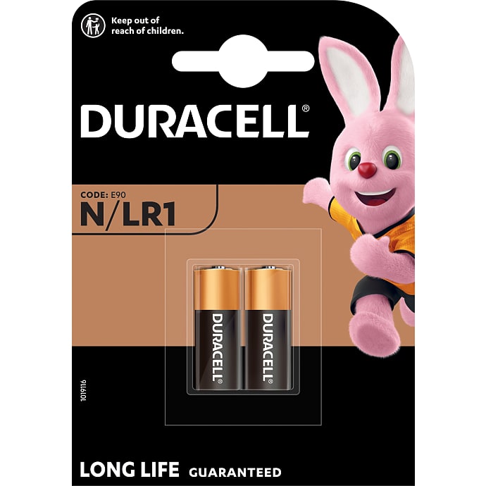 Duracell N/LR1 batterier 2-pak