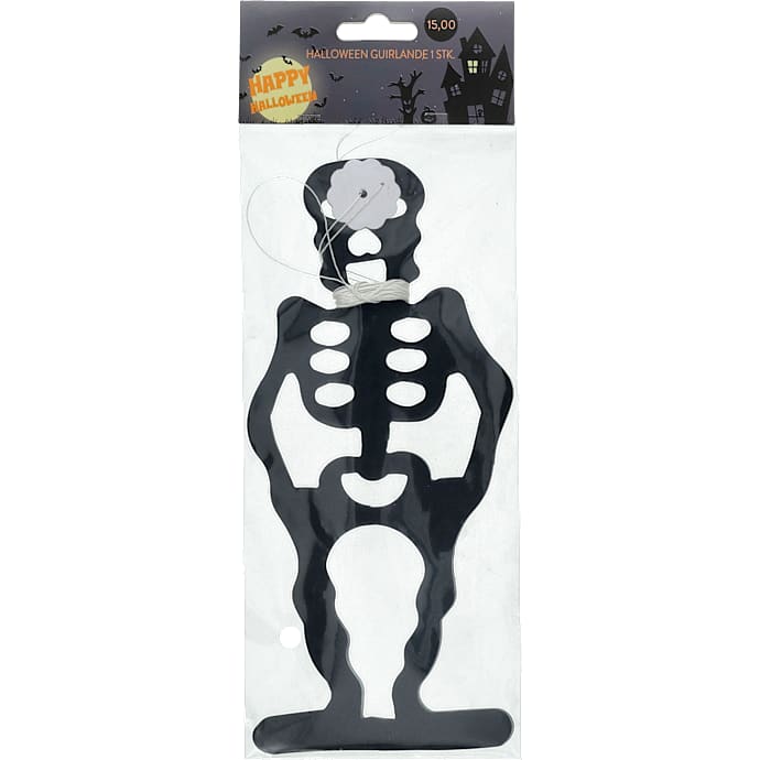 Halloween papir guirlander 3 meter- flere varianter - assorteret