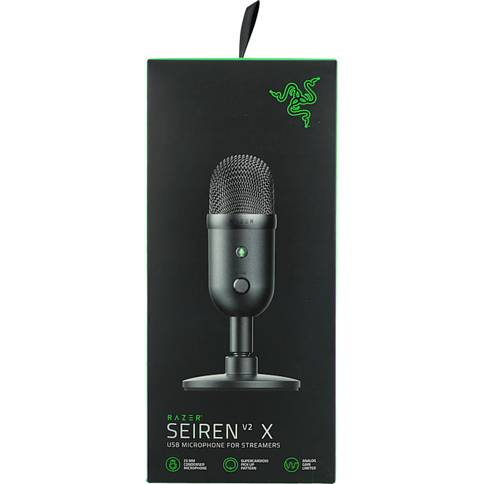 Razer Seiren V2 X Gamer Mikrofon Sort