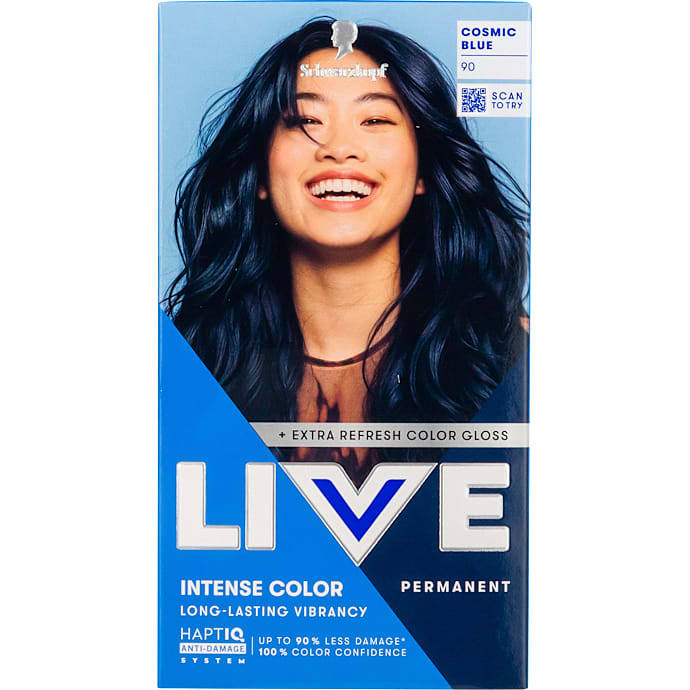 Intense Color permanent hårfarve 90 Cosmic Blue