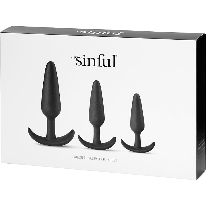 Sinful Sailor triple butt plug sæt