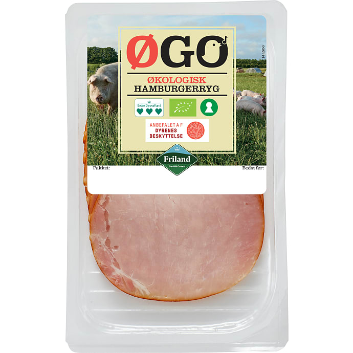 Øgo Hamburgerryg i Skiver Økologisk