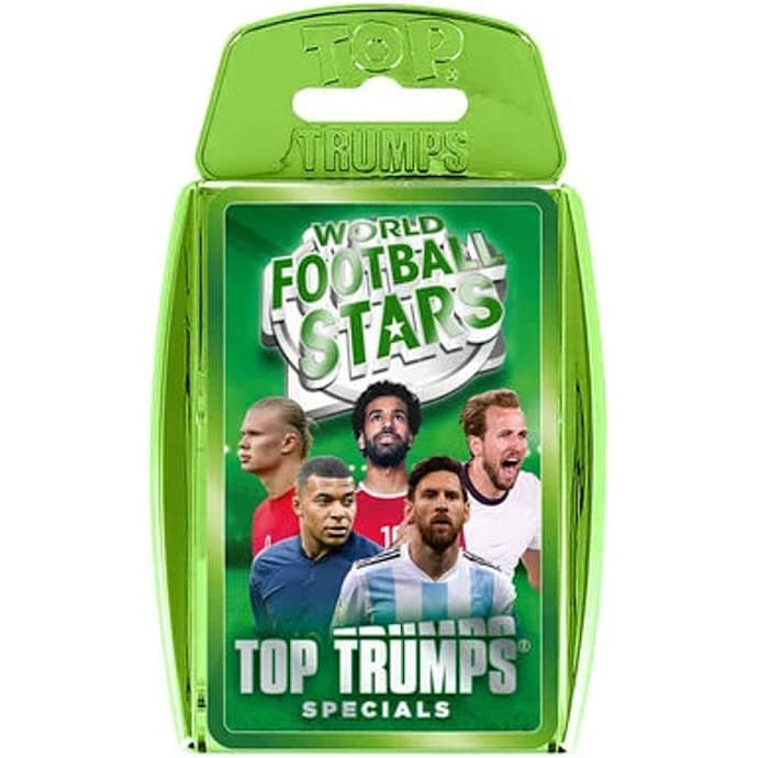 Top Trumps World Football Stars kort – produktbillede