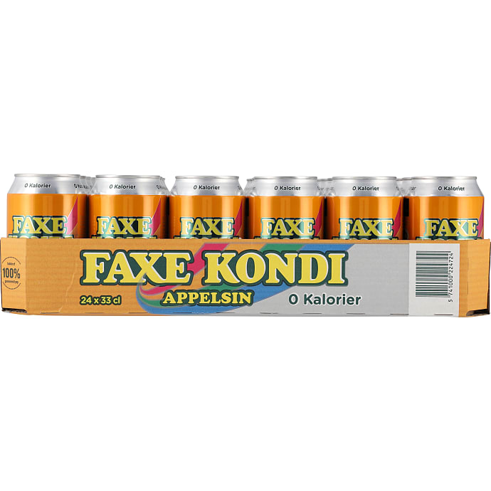 Faxe Kondi Appelsin 0 kalorier