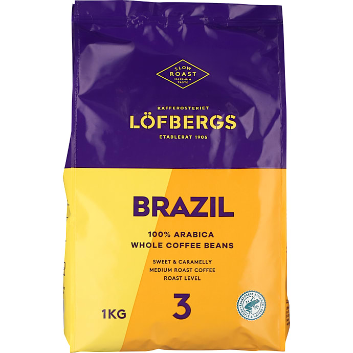 Löfbergs Brazil hele bønner 1 kg