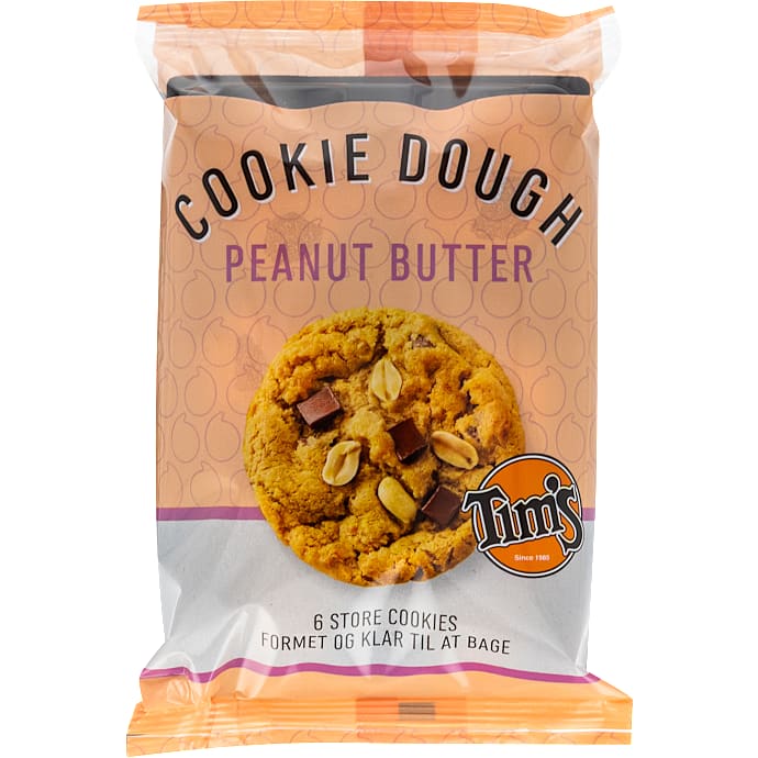 Tim's Cookiedej med peanut butter og cookie dough