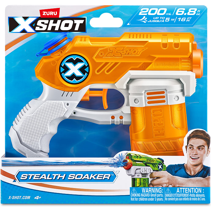 X-shot Water Warfare Stealth Soaker vandpistol - assorteret 1 stk.