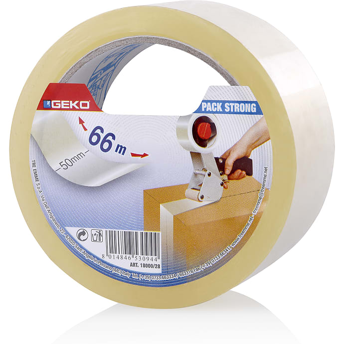 Geko pakketape 66 m