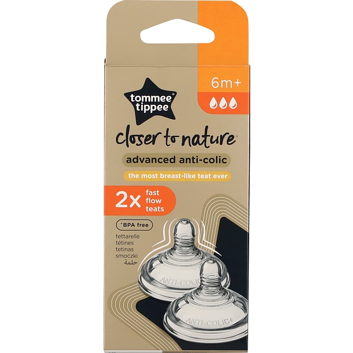 Tommee Tippee Flaskesut anti-kolik 6+ mdr.