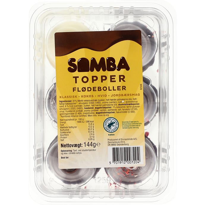 Blandede flødeboller