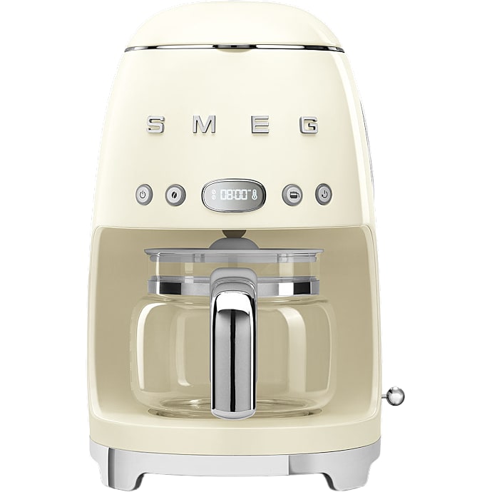 Smeg 50's Style kaffemaskine DCF02CREU 1,4 liter - cremefarvet