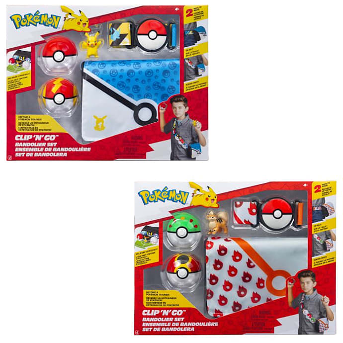Pokemon Clip 'N' Go sæt - flere varianter - assorteret