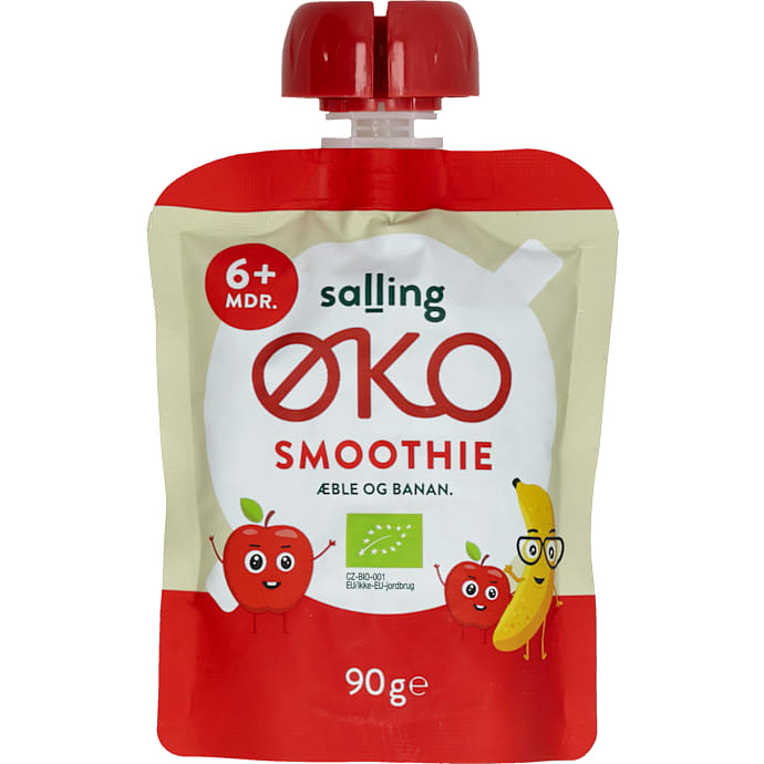 Frugtmos m. æble og banan fra 6 mdr. øko