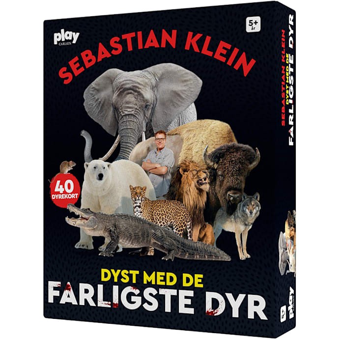 Sebastian Klein - dyst med de farligste dyr kortspil – produktbillede