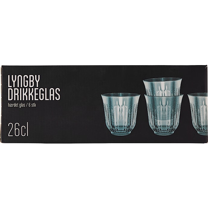 Lyngby drikkeglas 260 ml - blå