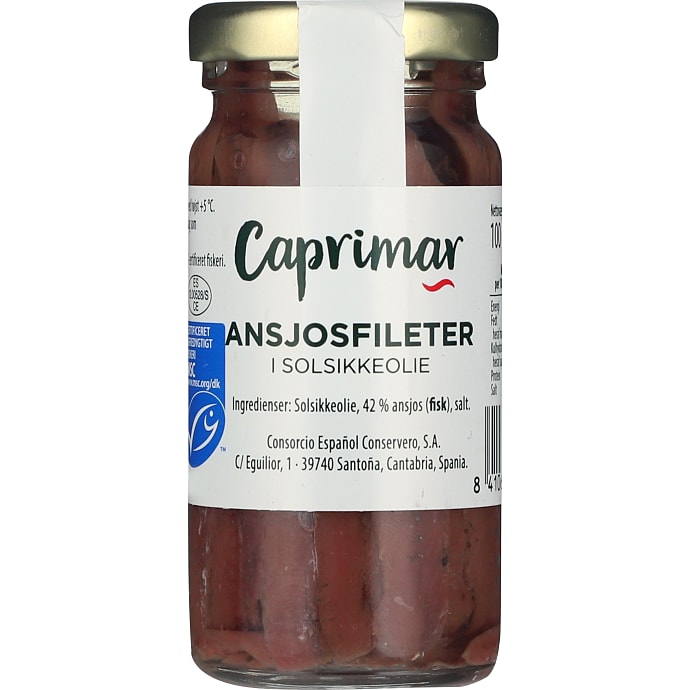 Caprimar Ansjosfileter i olie