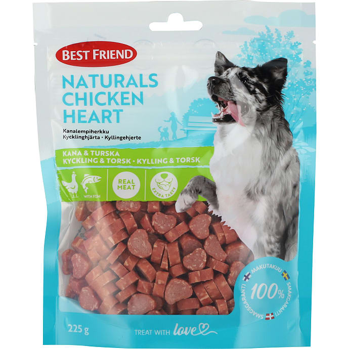 Best Friend Godbidder med kylling og torsk 225 g
