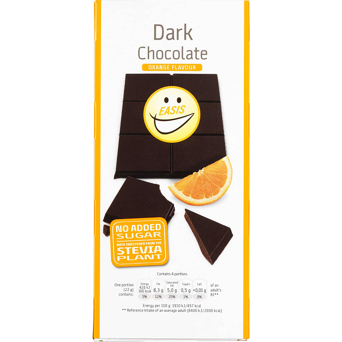 Mørk chokolade m. appelsinsmag