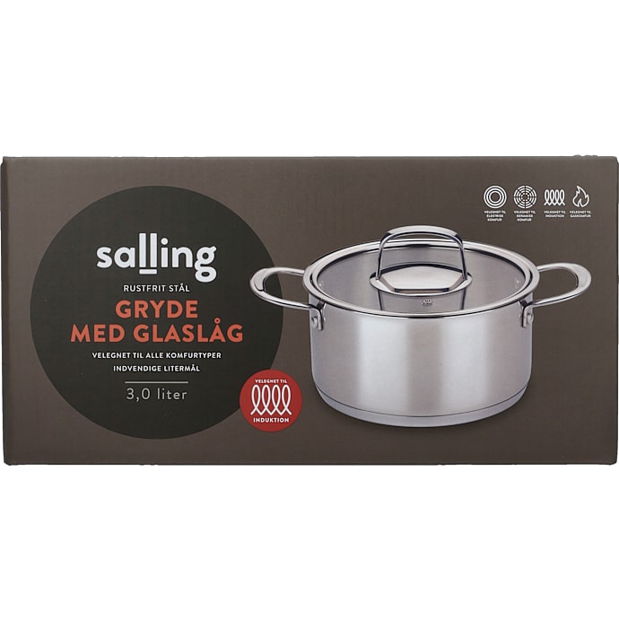 Salling gryde i rustfrit stål - 3 liter