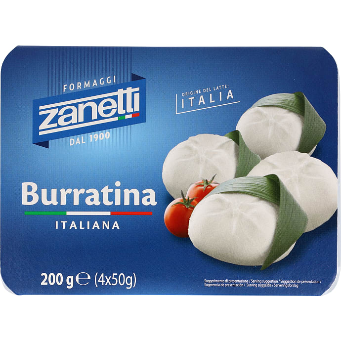 Zanetti Burrata 15% fedt 200 g