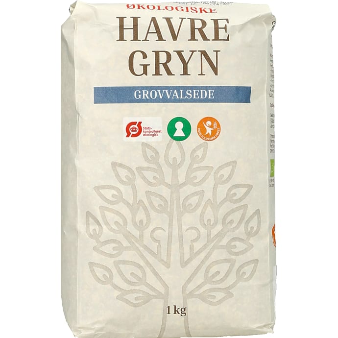 Tjele Gods Grovvalsede Havregryn Øko