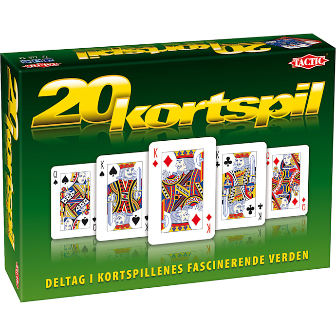 Tactic 20 kortspil – produktbillede