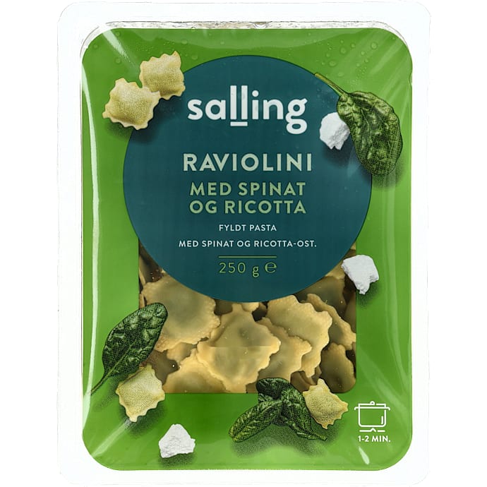 Raviolini Med Spinat Og Ricotta