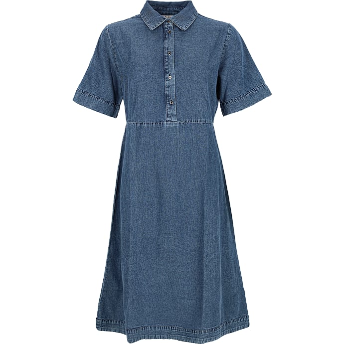 VRS dame denim kjole str. M - blå – produktbillede