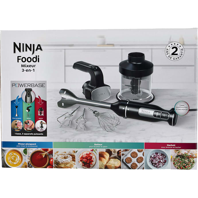 Ninja Foodi 3-i-1 stavblender, håndmixer og minihakker CI100EU