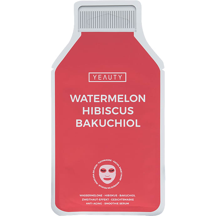 Yeauty Ansigtsmaske vandmelon hibiskus backuchiol
