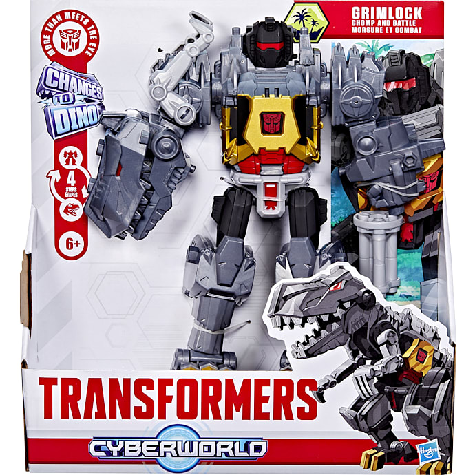 Transformers Cyberworld Grimlock chomp & battle figur