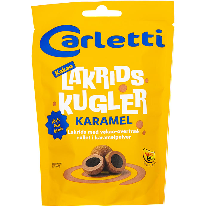 Lakridskugler m. karamel