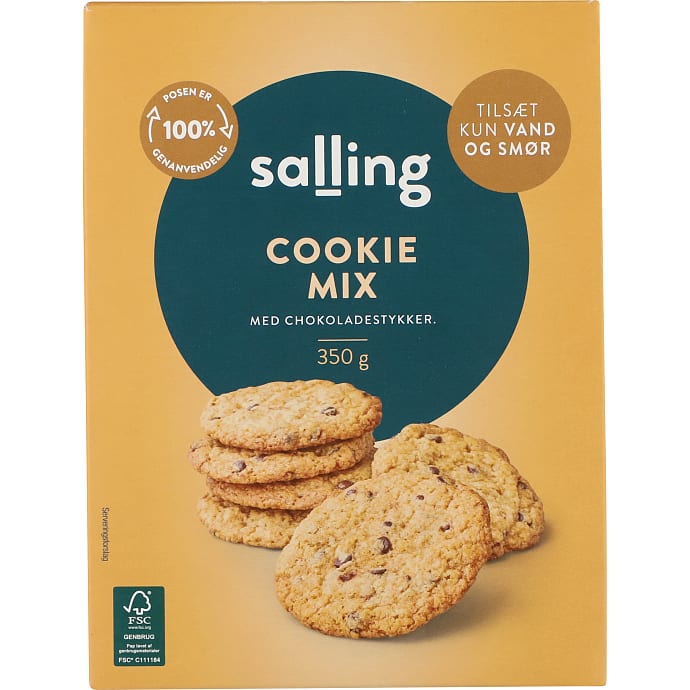 Cookies m. chokoladeknapper