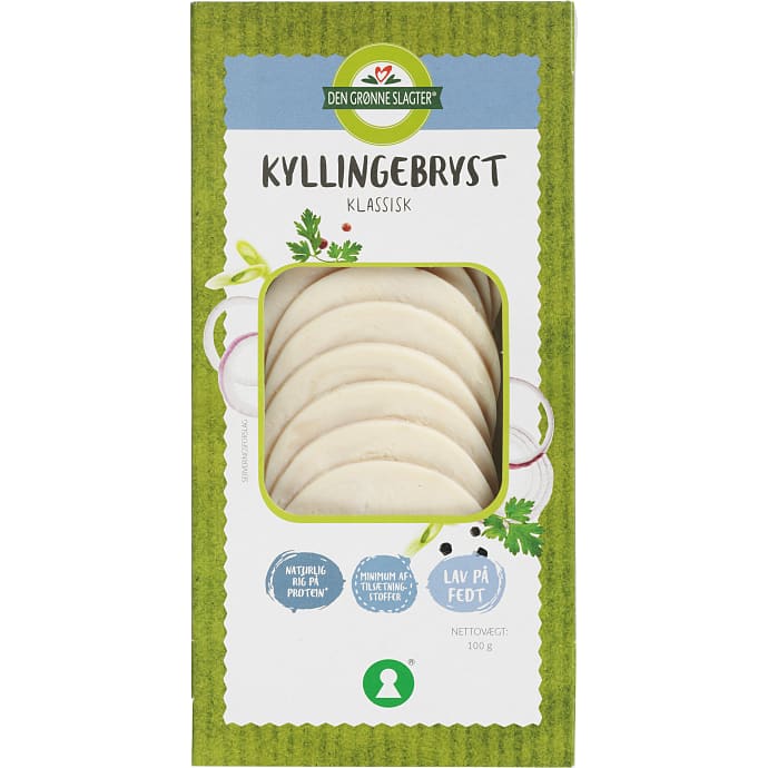 Kyllingebryst i skiver