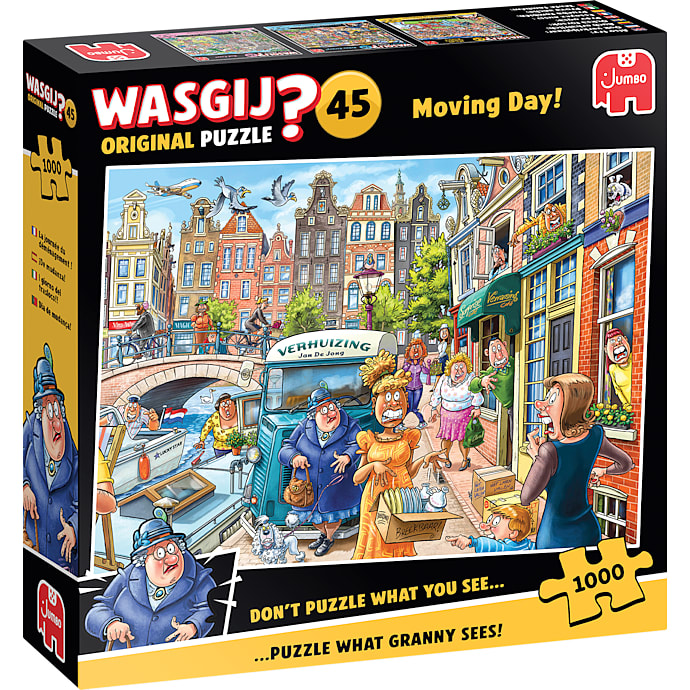 Wasgij Flyttedag - 1000 brikker – produktbillede