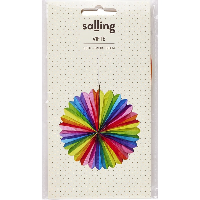 Salling Vifte 30 cm Multifarvet