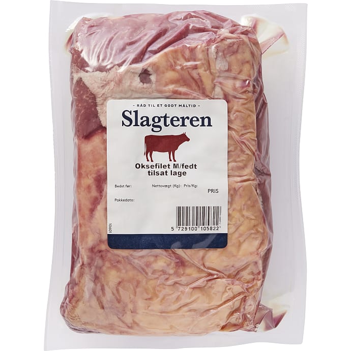 Striploin m. fedtkant tilsat lage