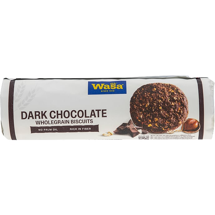 Kiks m. mørk chokolade fuldkorn