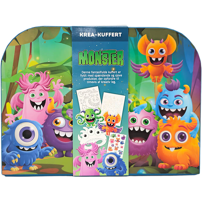 Krea kuffert - Monster