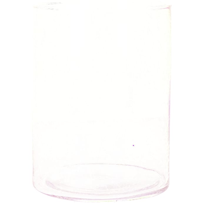 Glasvase cylinderformet 15 x 20 cm
