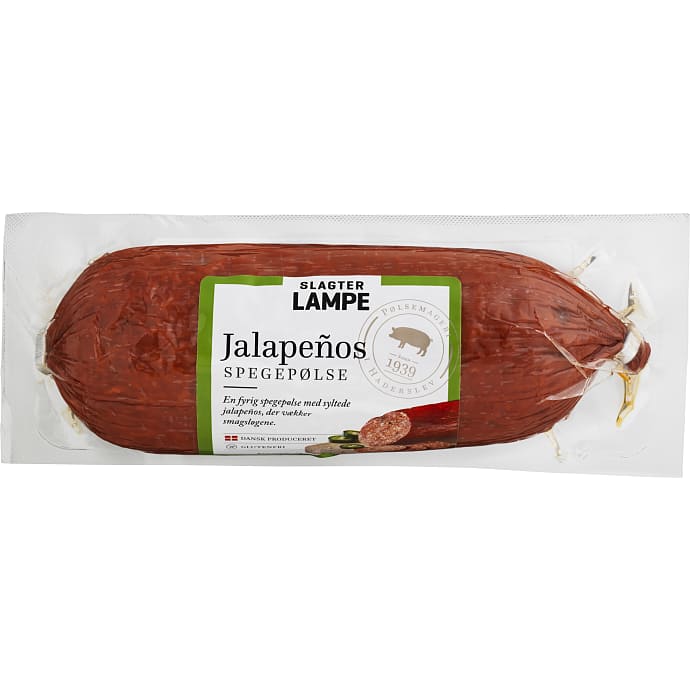 Spegepølse m. jalapeños stærk